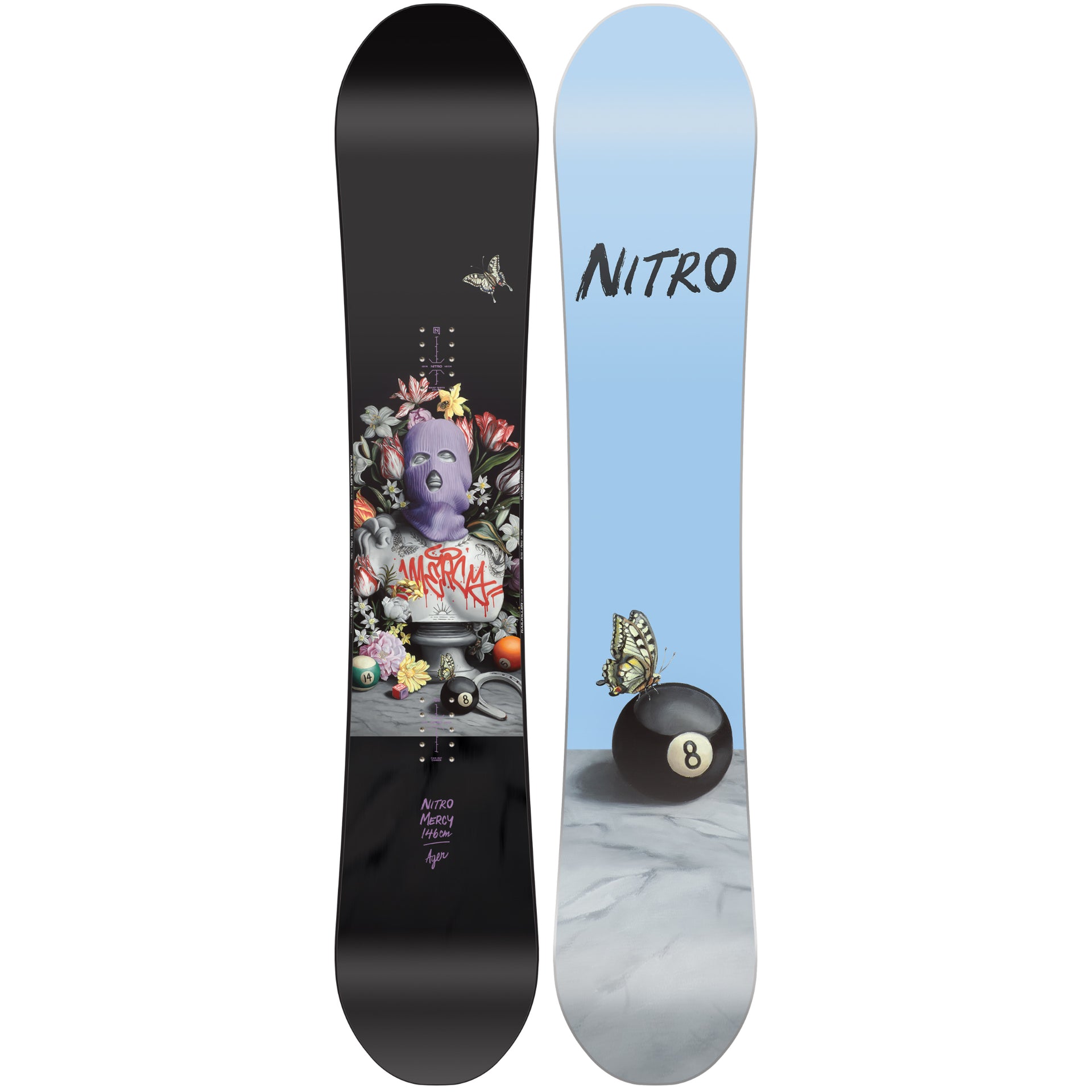 nitro mountain snowboard Nitro Women's Mercy Snowboard 2026 149