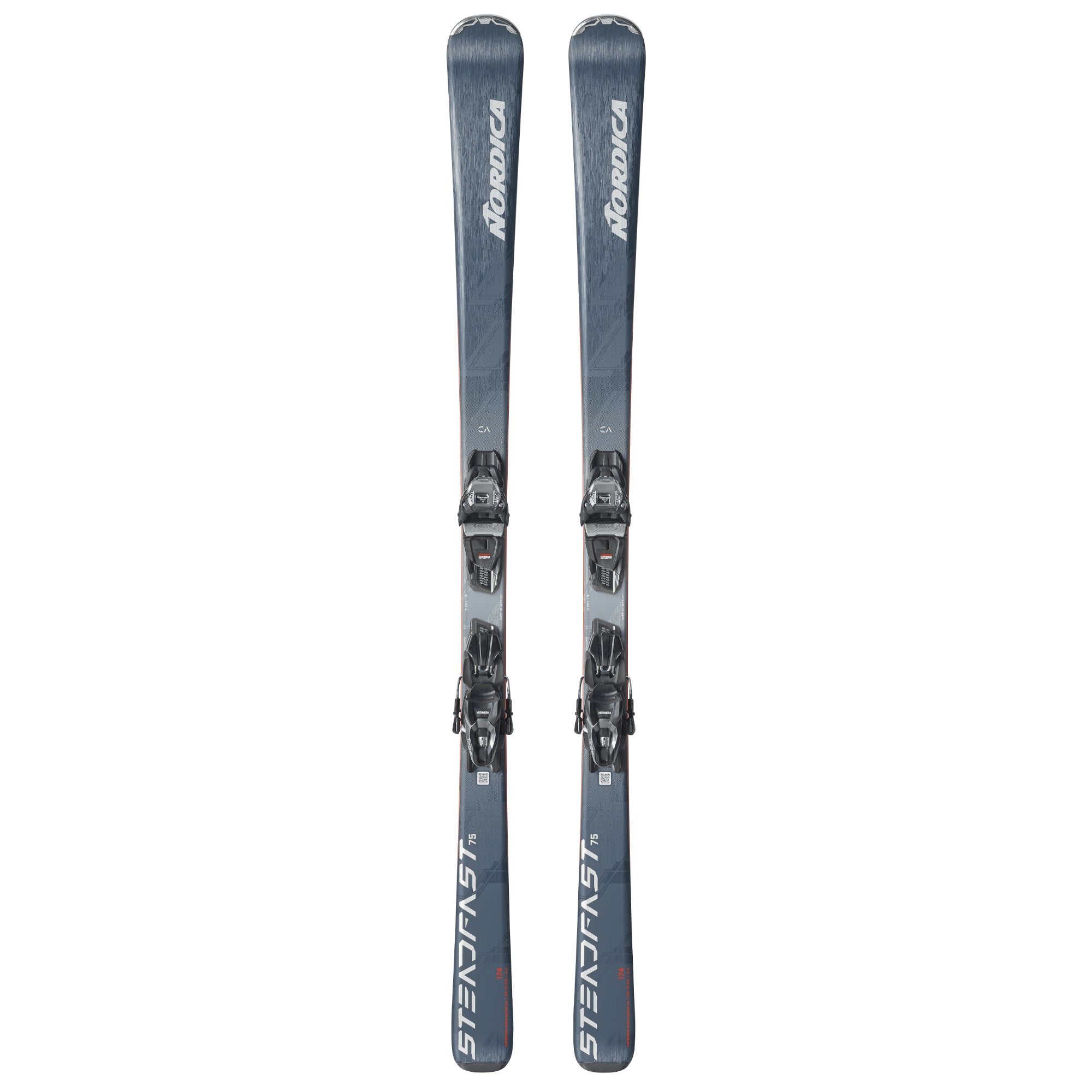 【良品】ストック付/NORDICA TEAM J RACEノルディカスキー140 Nordica Team J Race Junior Skis + M 4.5 Fastrak Bindings