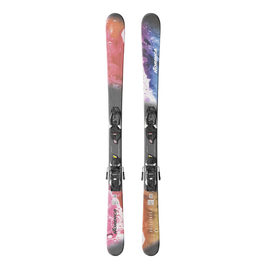 nordica unleashed kids’ skis with fdt 4.5 bindings 2026