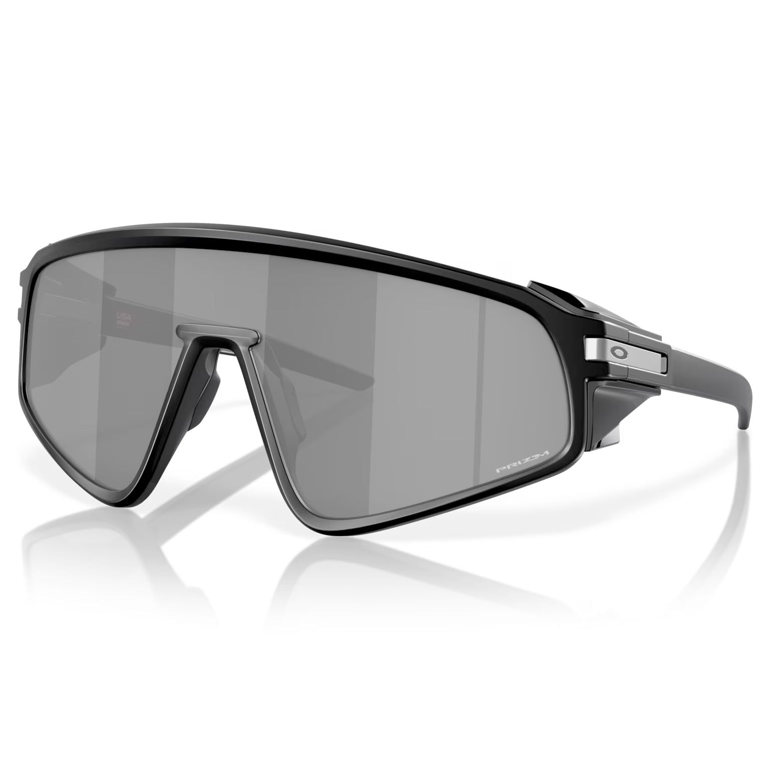 oakley latch panel sunglasses-color-matte black|prizm black
