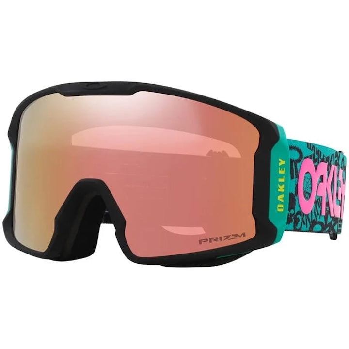 oakley line miner l goggles-color-logo collage+prizm rose gold