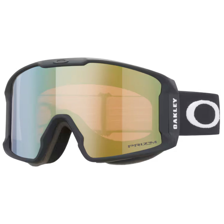 oakley line miner m goggles-color-matte black/ prizm sage gold