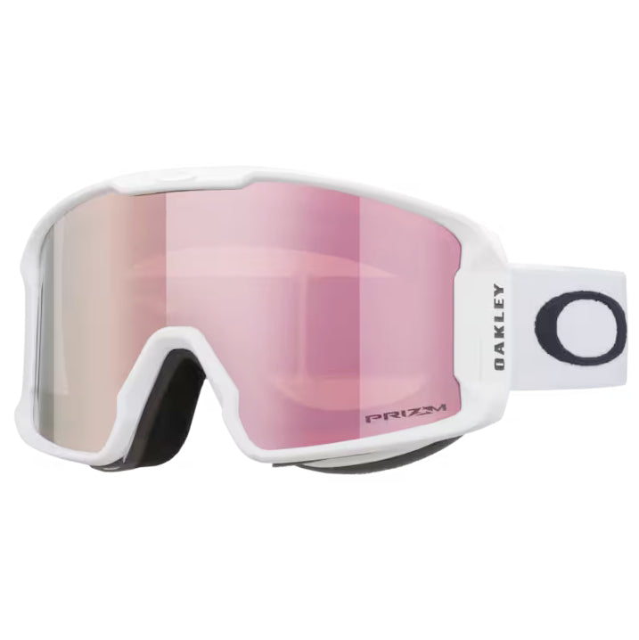 oakley line miner m goggles-color-matte white/ prizm rose gold