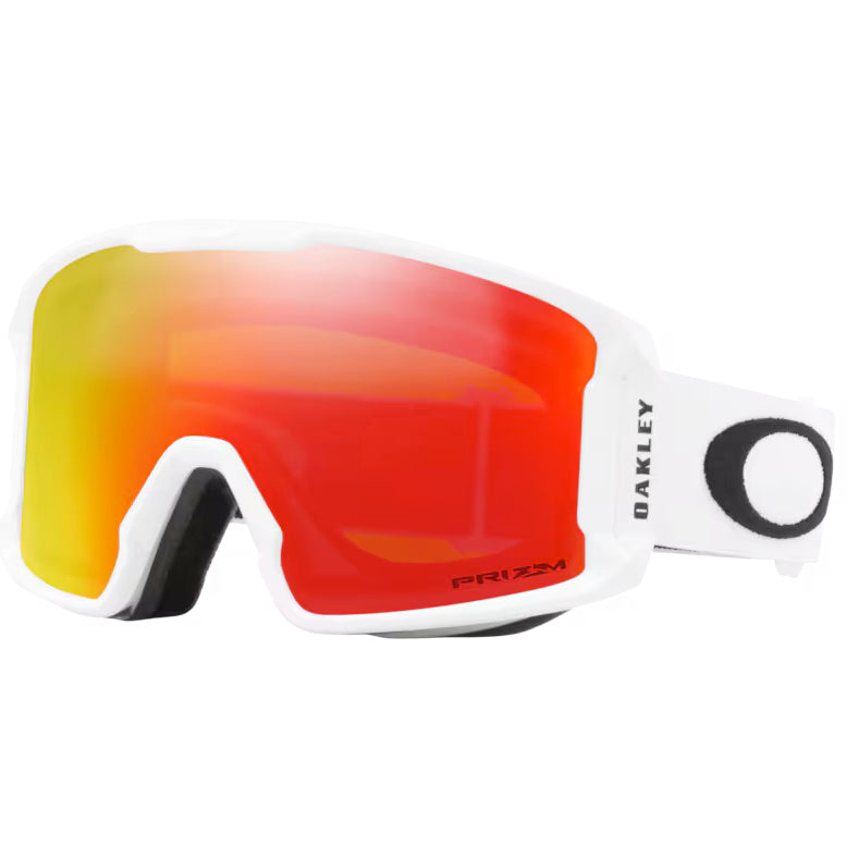 oakley line miner m goggles-color-matte white/ prizm torch