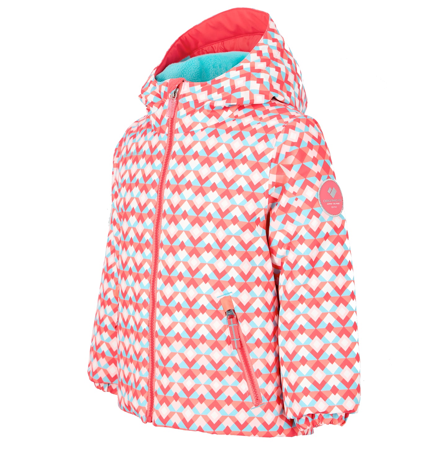 obermeyer ashor kids’ jacket-color-graphic heart
