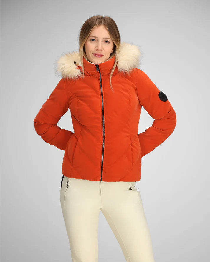 obermeyer bomshell luxe women’s jacket-color-iron oxide