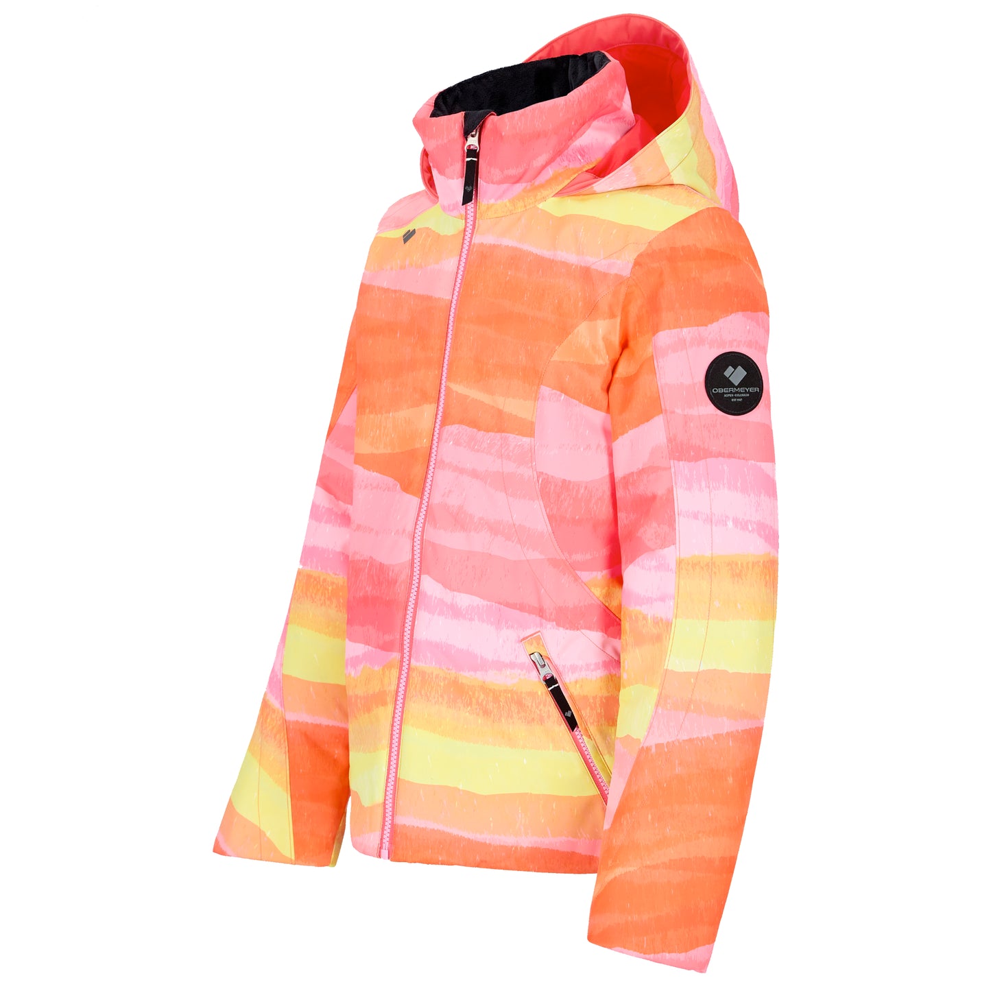 obermeyer rylee kids’ jacket-color-mountain sunrise