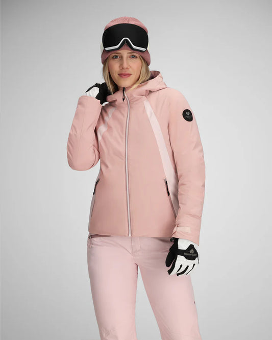 obermeyer snowbird women’s jacket-color-mauve deep