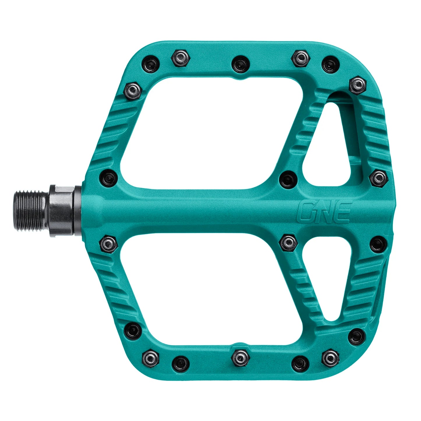oneup components composite pedals-color-turquoise