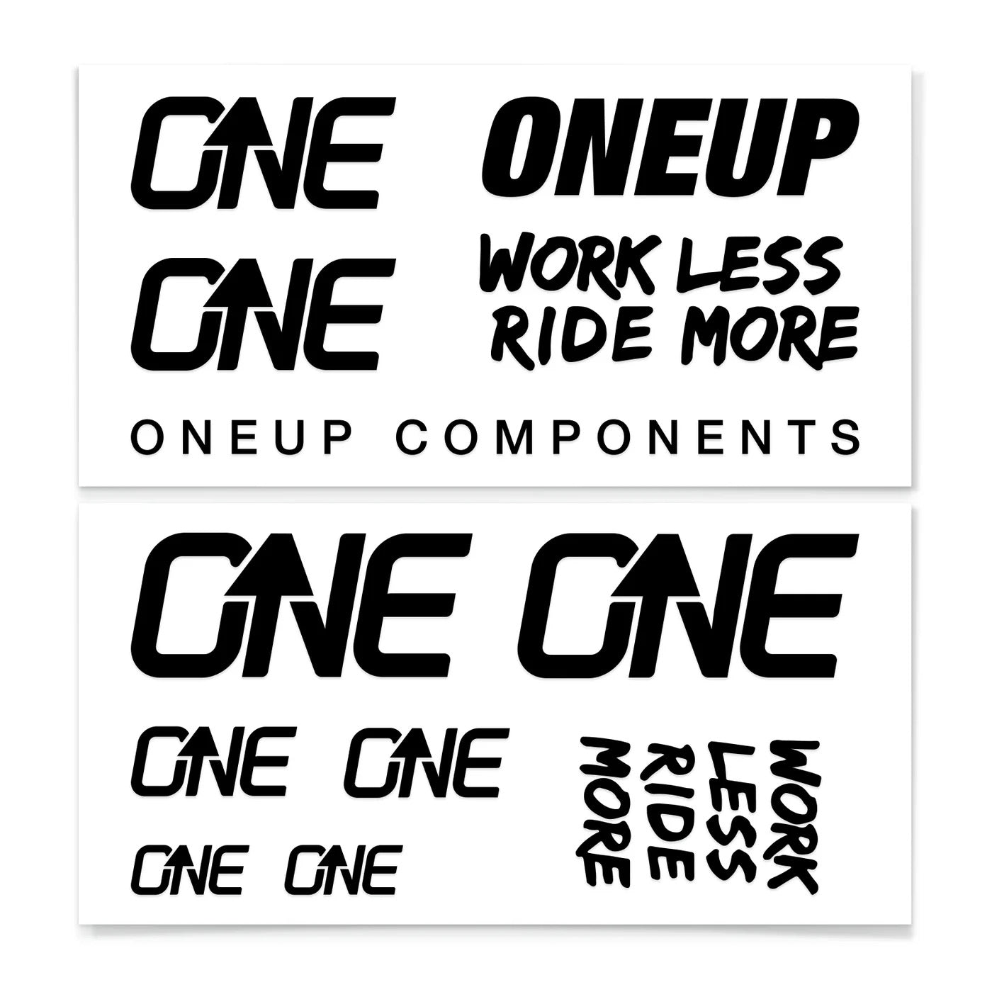 oneup components handlebar decal kit-color-black