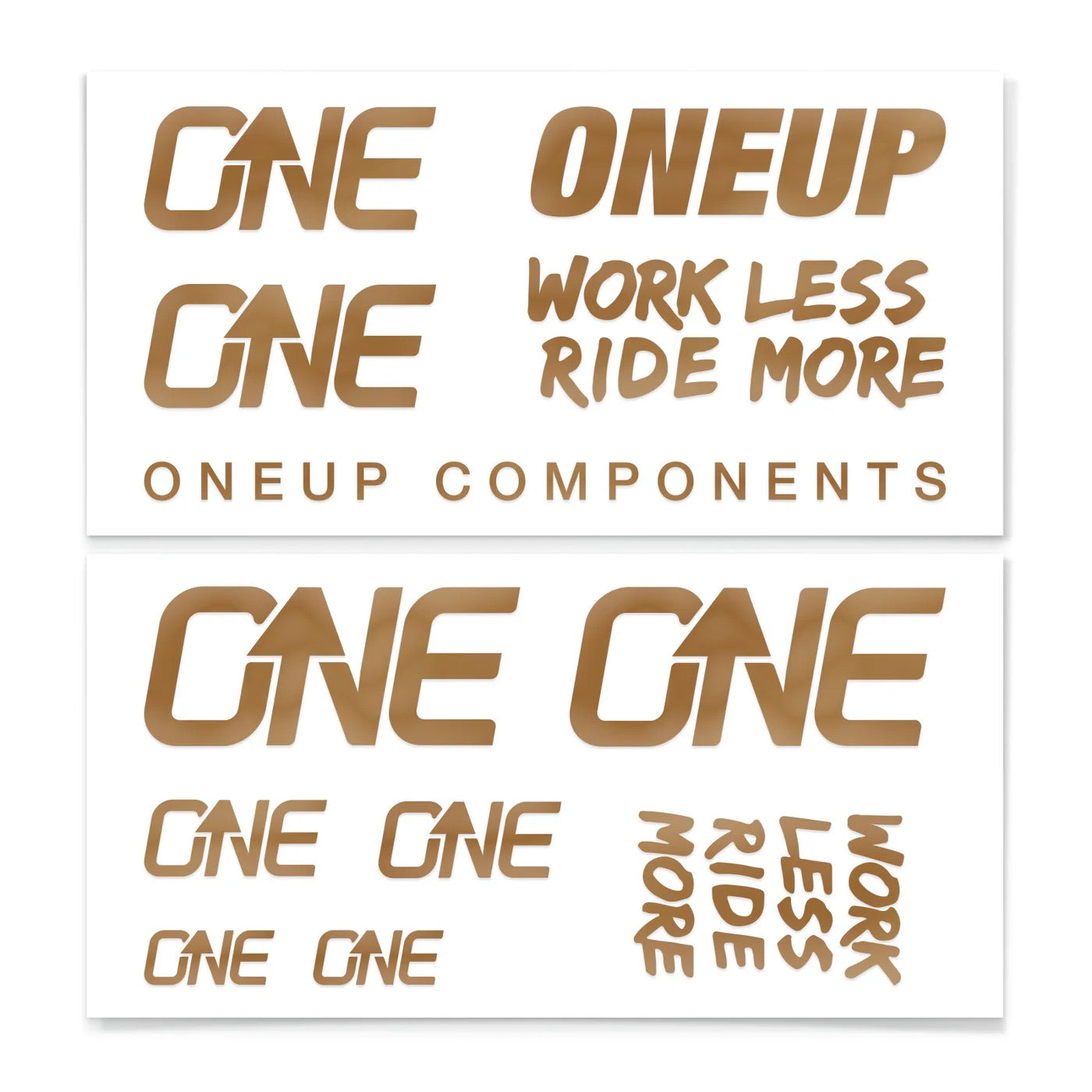 oneup components handlebar decal kit-color-bronze