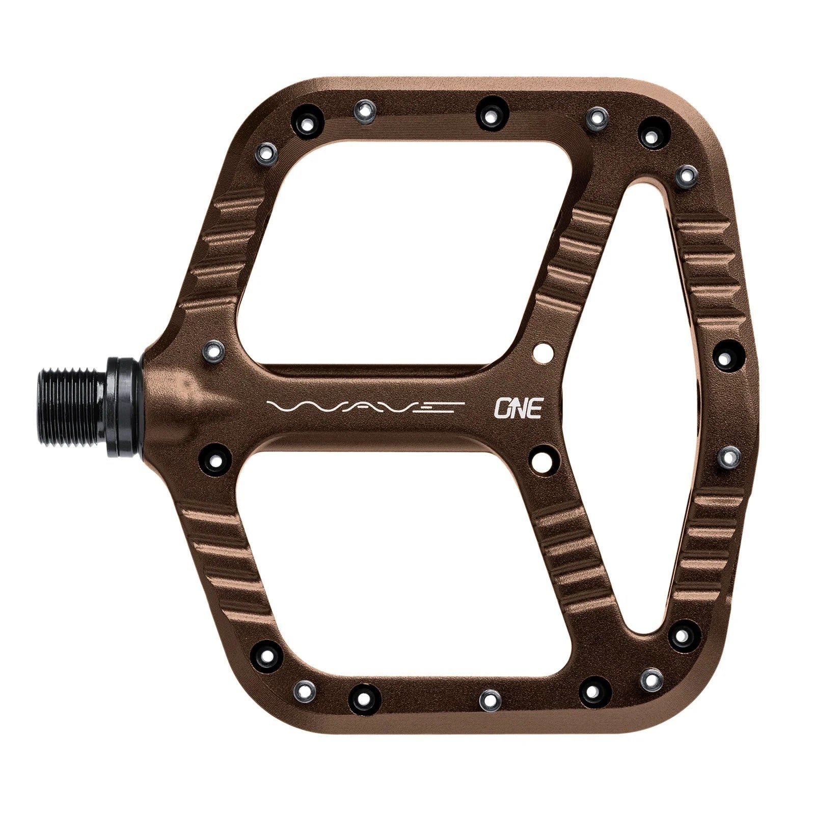 oneup components oneup components wave platform pedals-color-bronze-size-one size