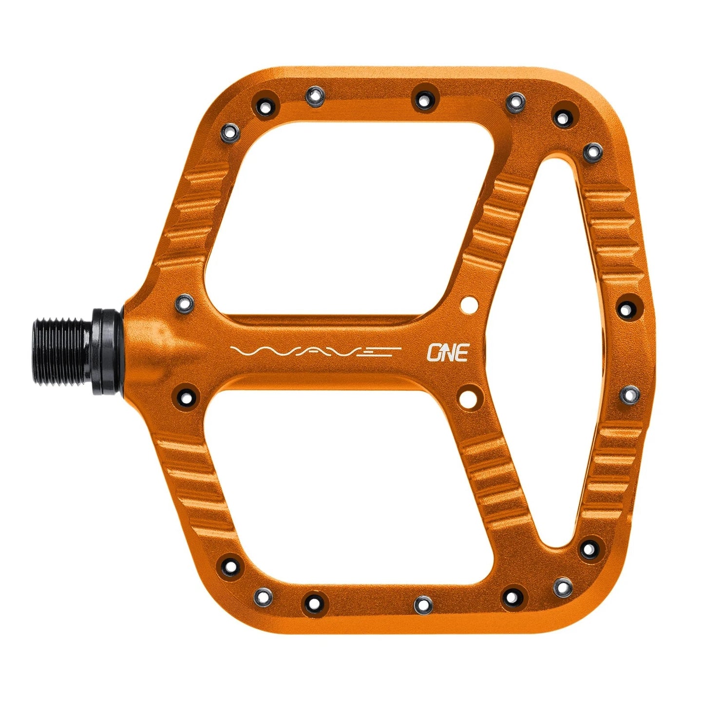 oneup components oneup components wave platform pedals-color-orange-size-one size