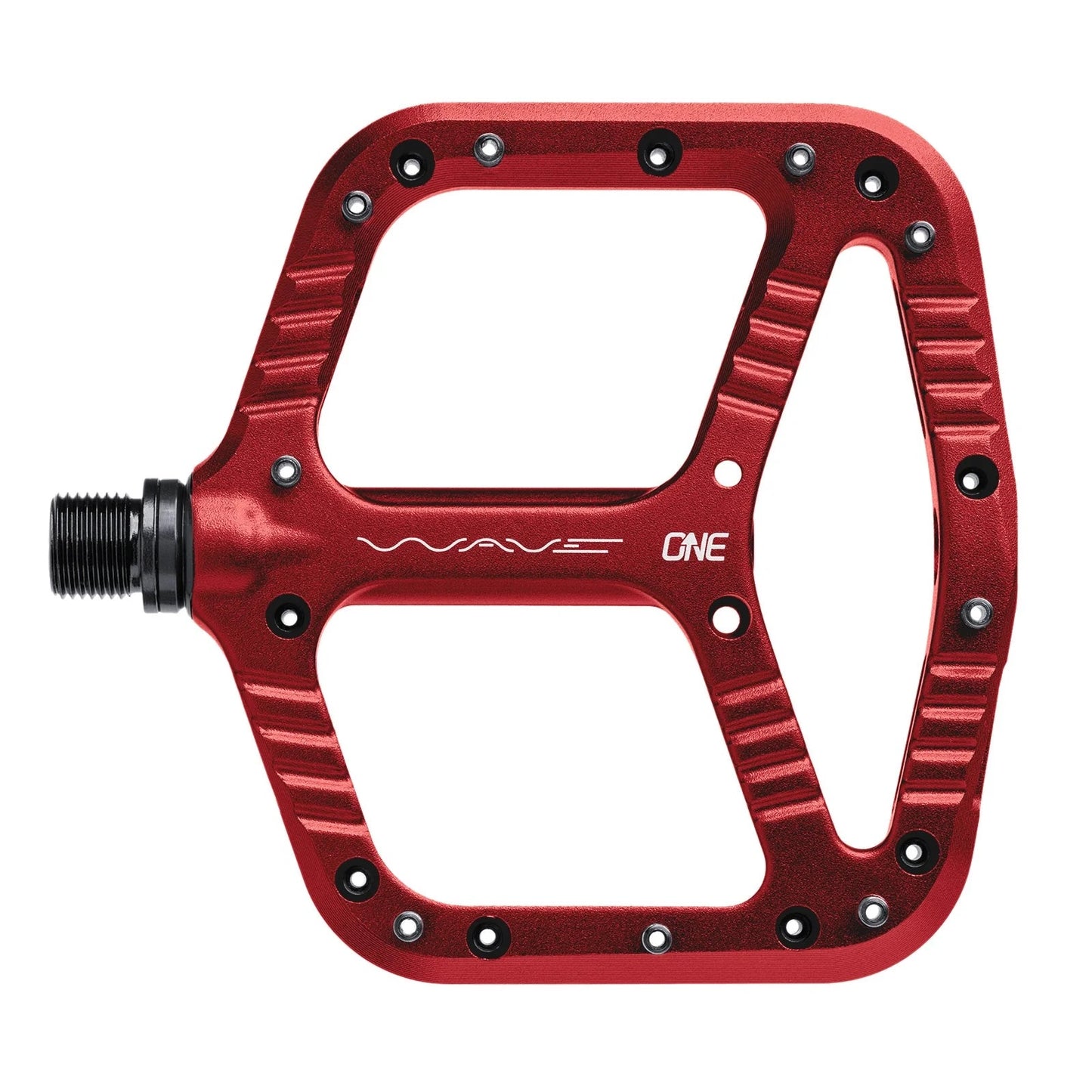 oneup components oneup components wave platform pedals-color-red-size-one size
