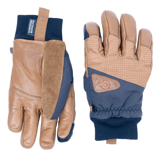 outdoor research snowcrew leather gloves
