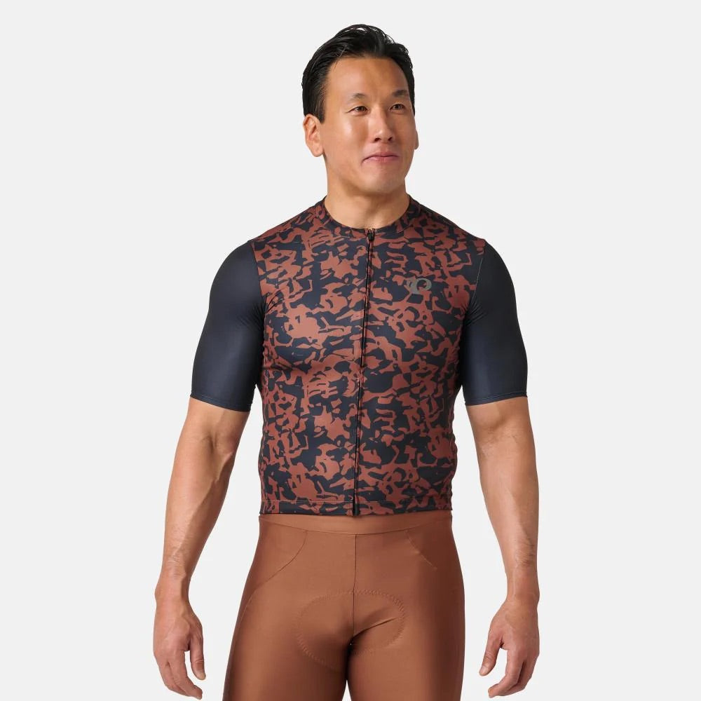 pearl izumi attack short sleeve men’s jersey-color-root beer crumple