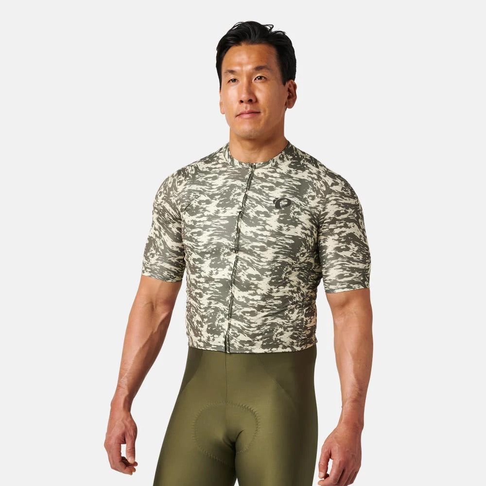 Pearl Izumi Attack Short Sleeve Men’s Jersey 2Xl Deep Lichen Green Waverock