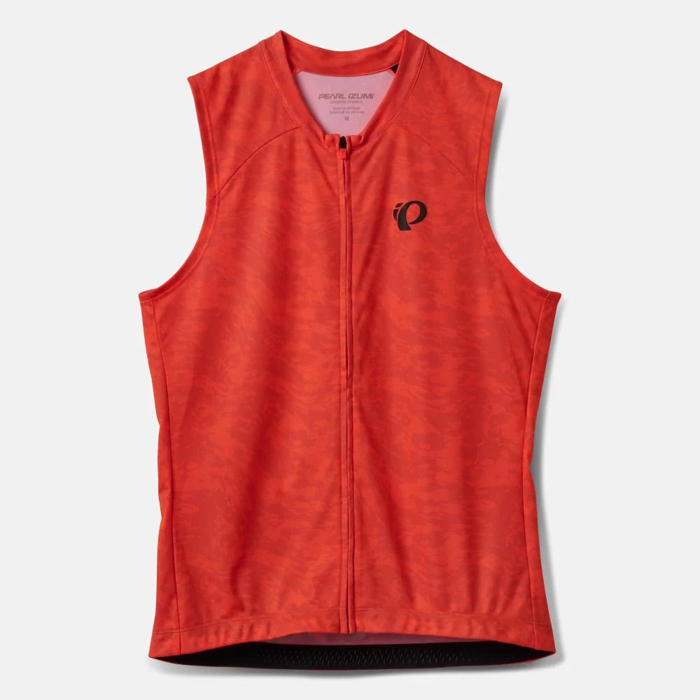 pearl izumi attack sleeveless women’s jersey-color-fiery coral waverock