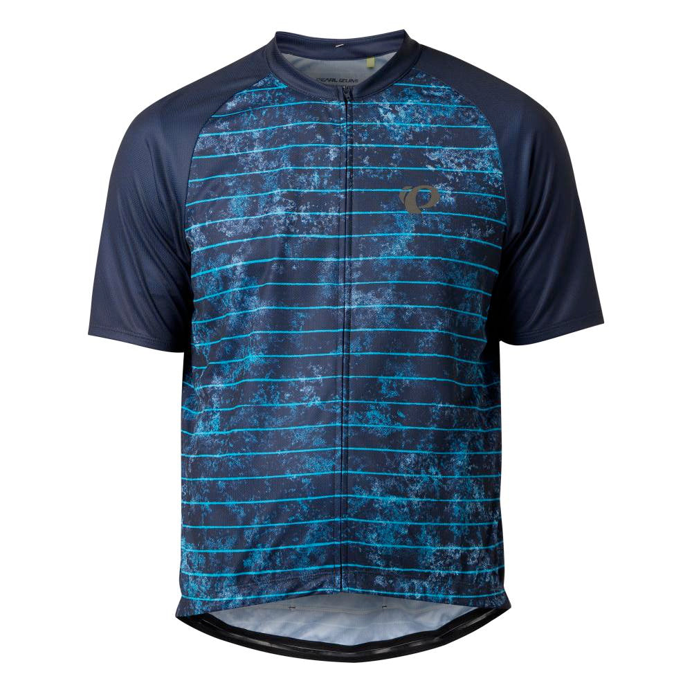 pearl izumi classic men’s jersey-color-blue buzz/dark navy diffuse