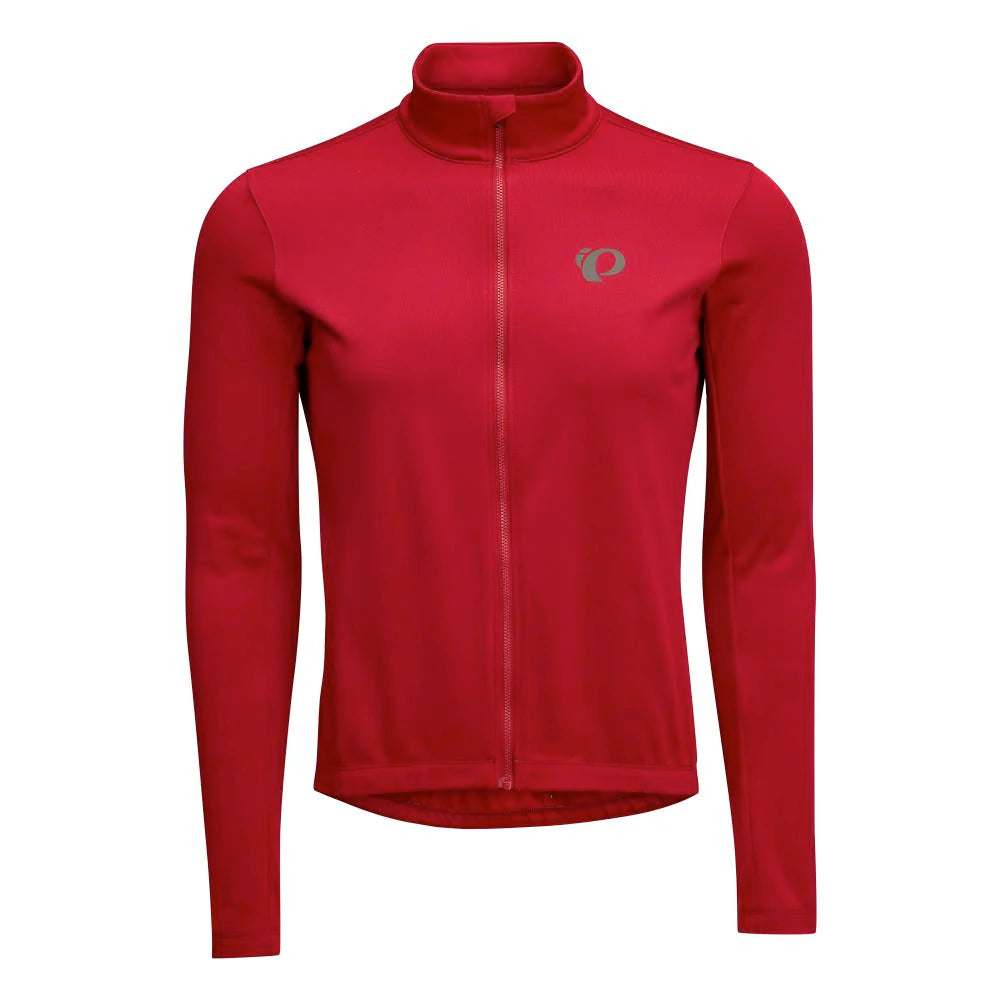 pearl izumi men's quest thermal jersey-color-red dahlia
