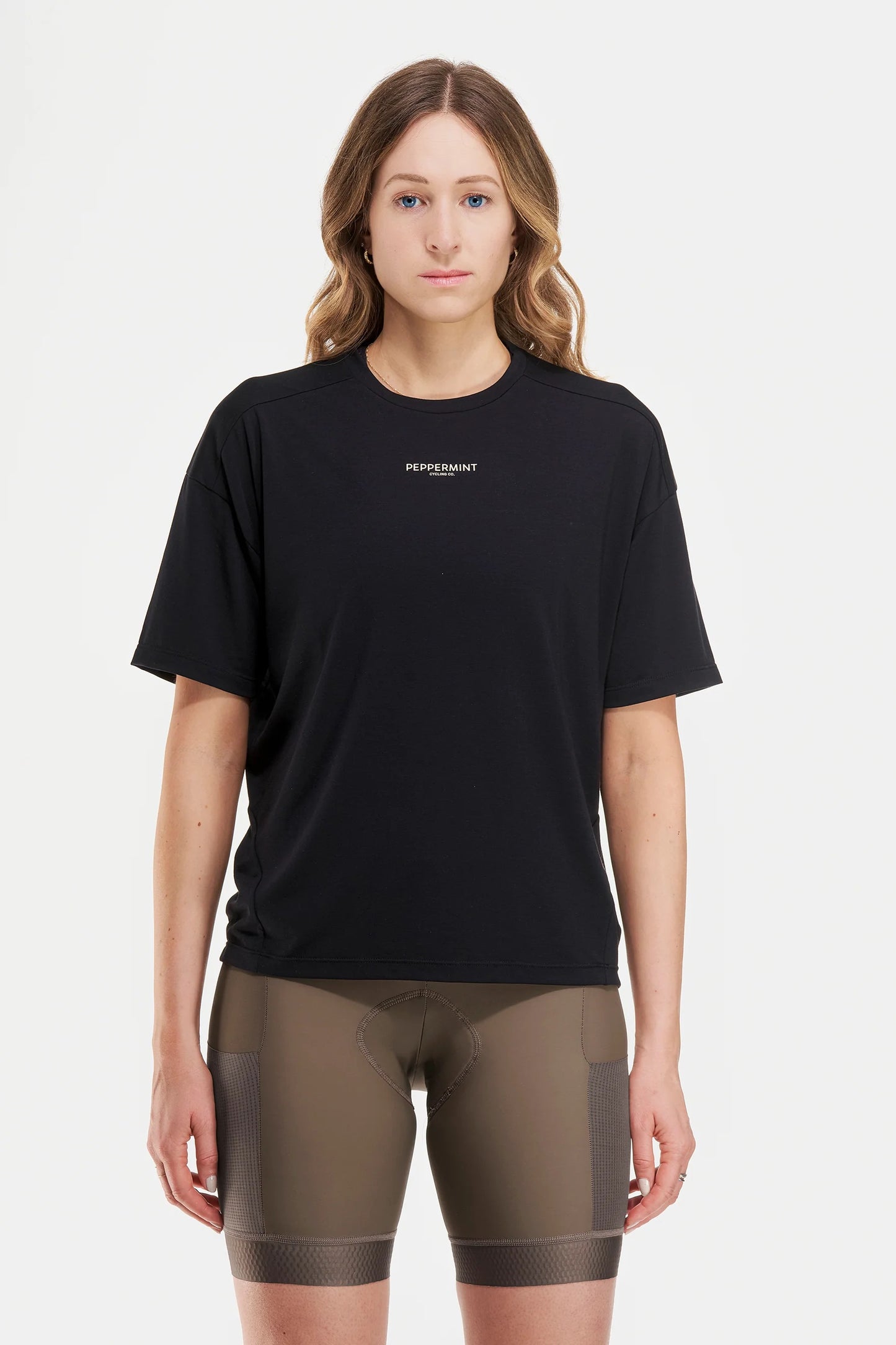 Peppermint Cycling Co. Peak Short Sleeve Women's Jersey Xs Black