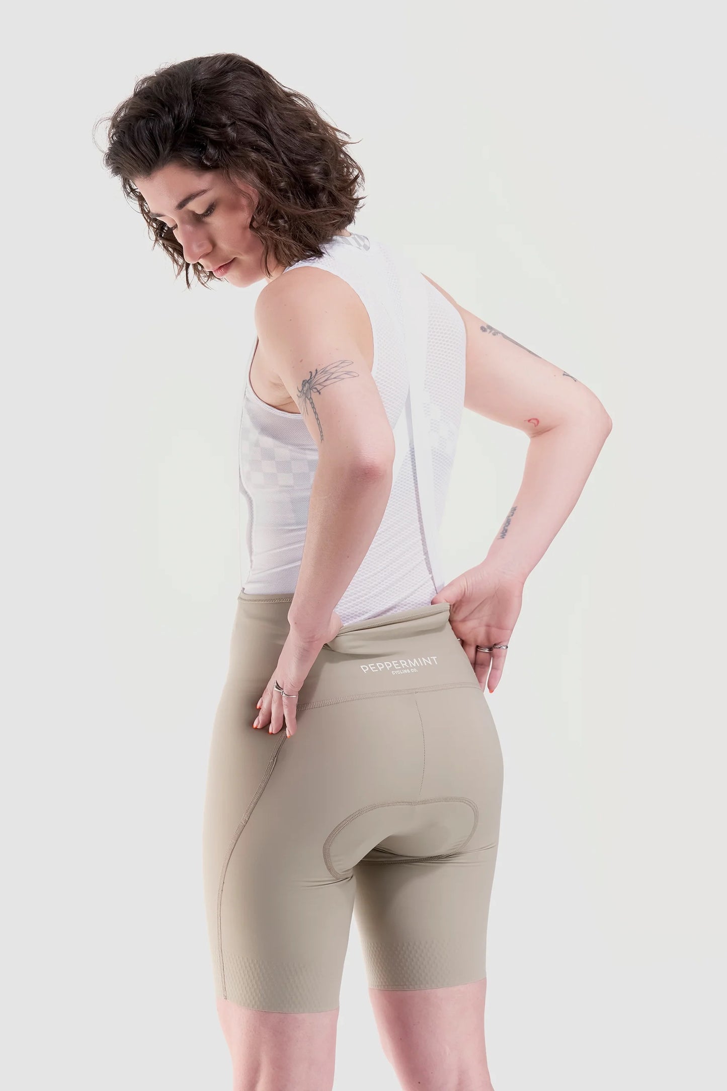 peppermint cycling co. signature women’s bib shorts
