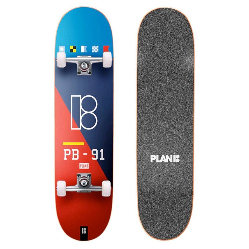 plan b nautical complete skateboard