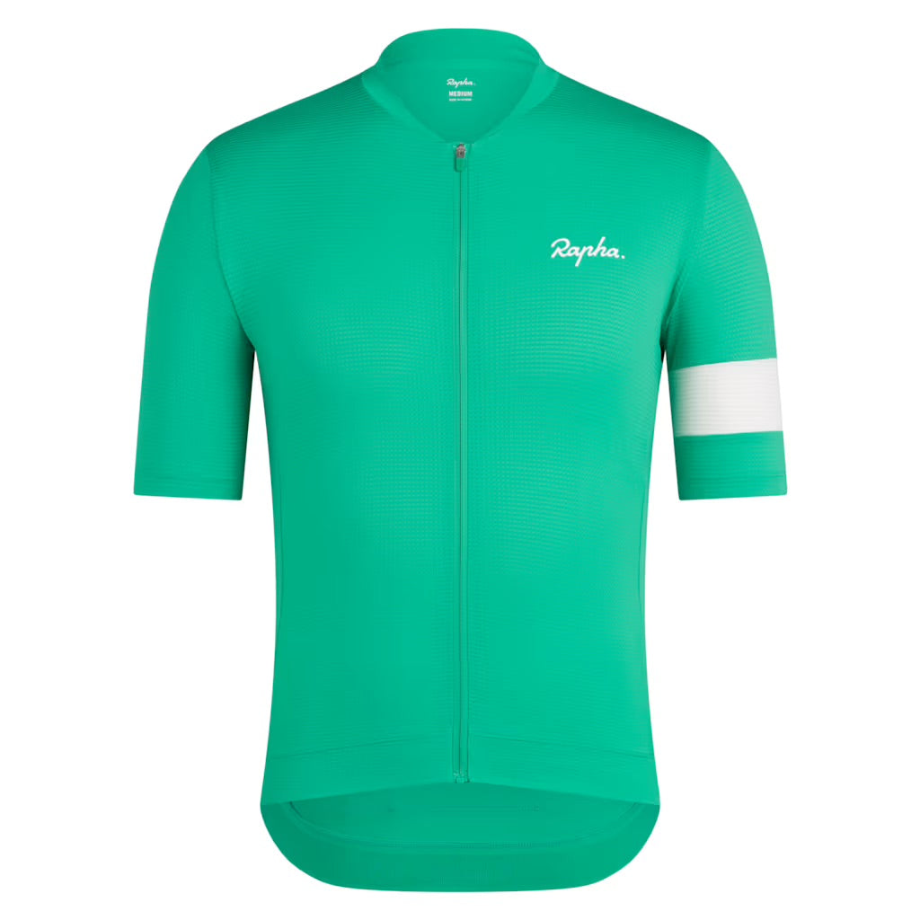 Rapha Core Lightweight Men’s Short Sleeve Jersey Xl Fresh Green/White