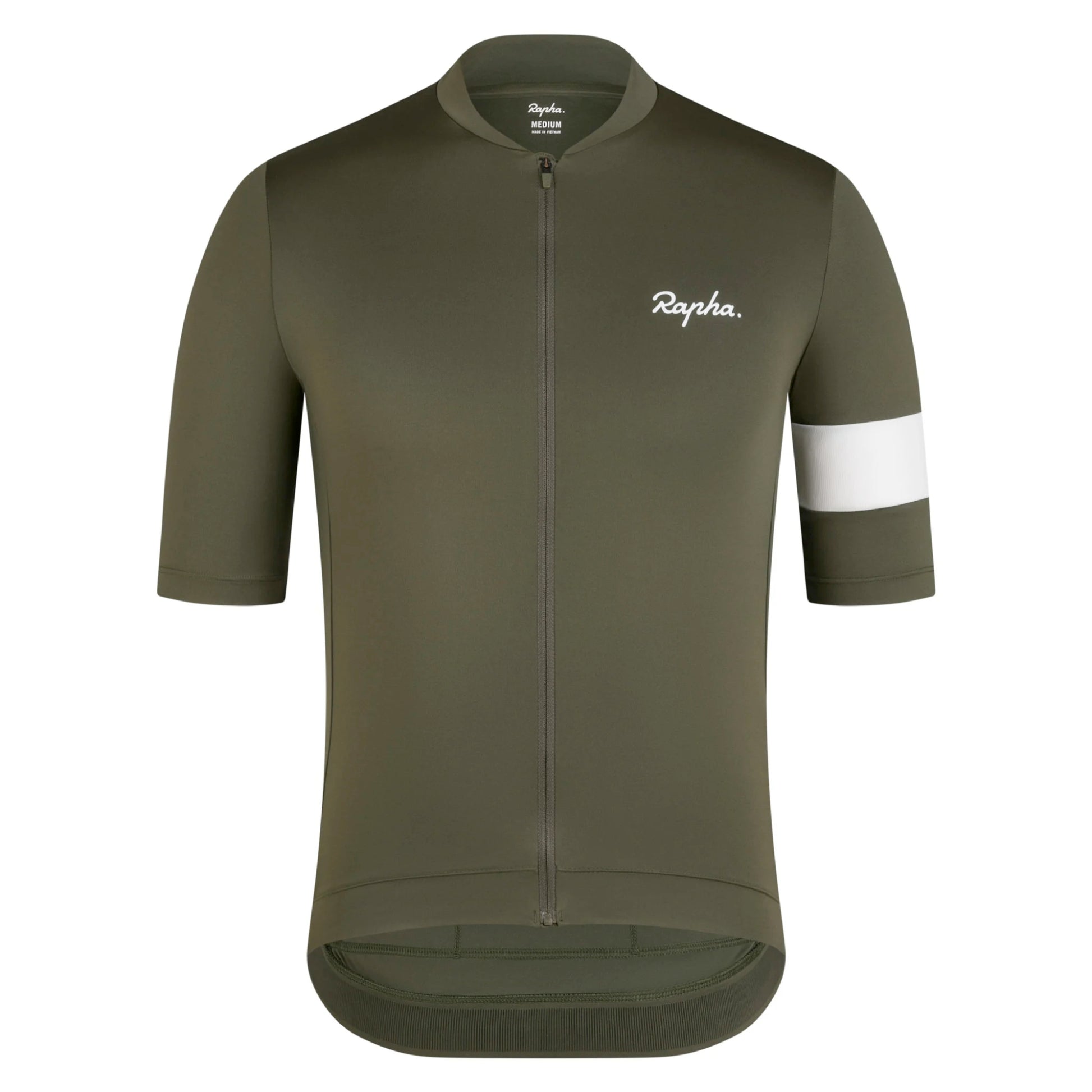 rapha core men’s jersey-color-dark green/white