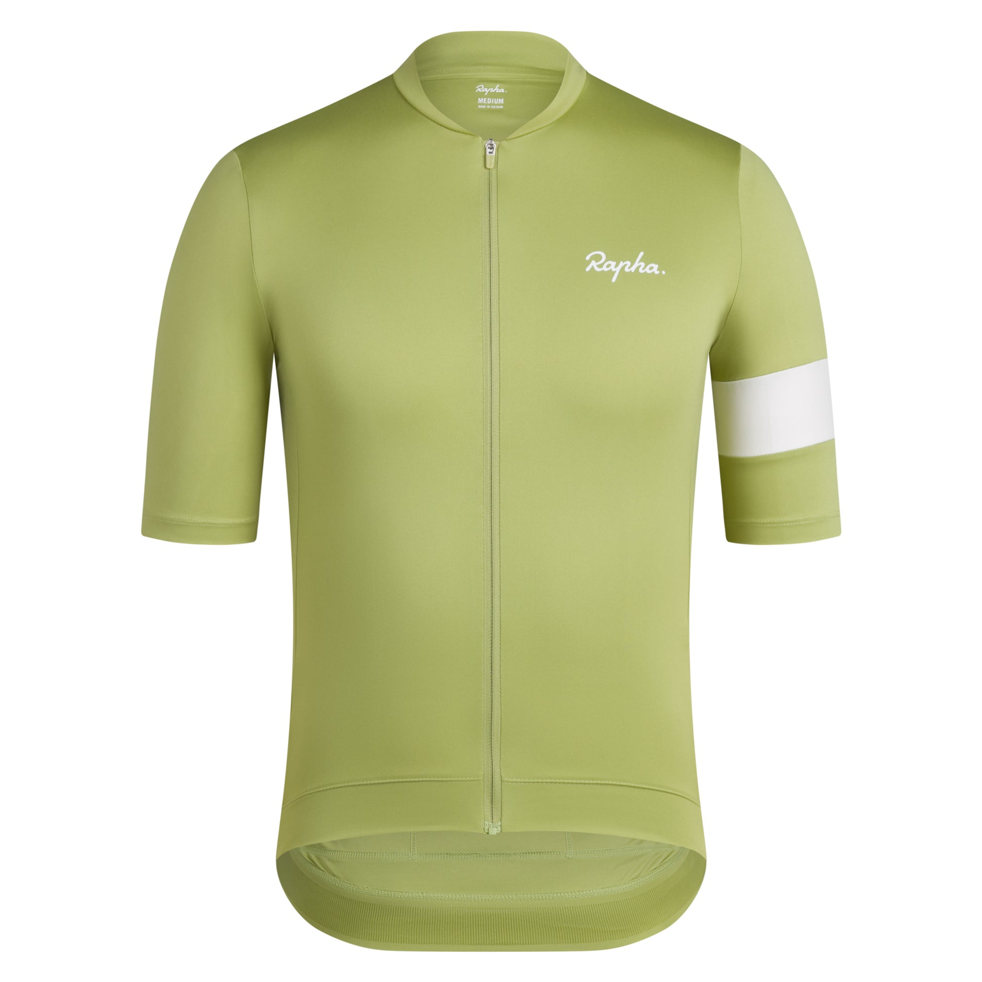 rapha core short sleeve men’s jersey-color-fern/white