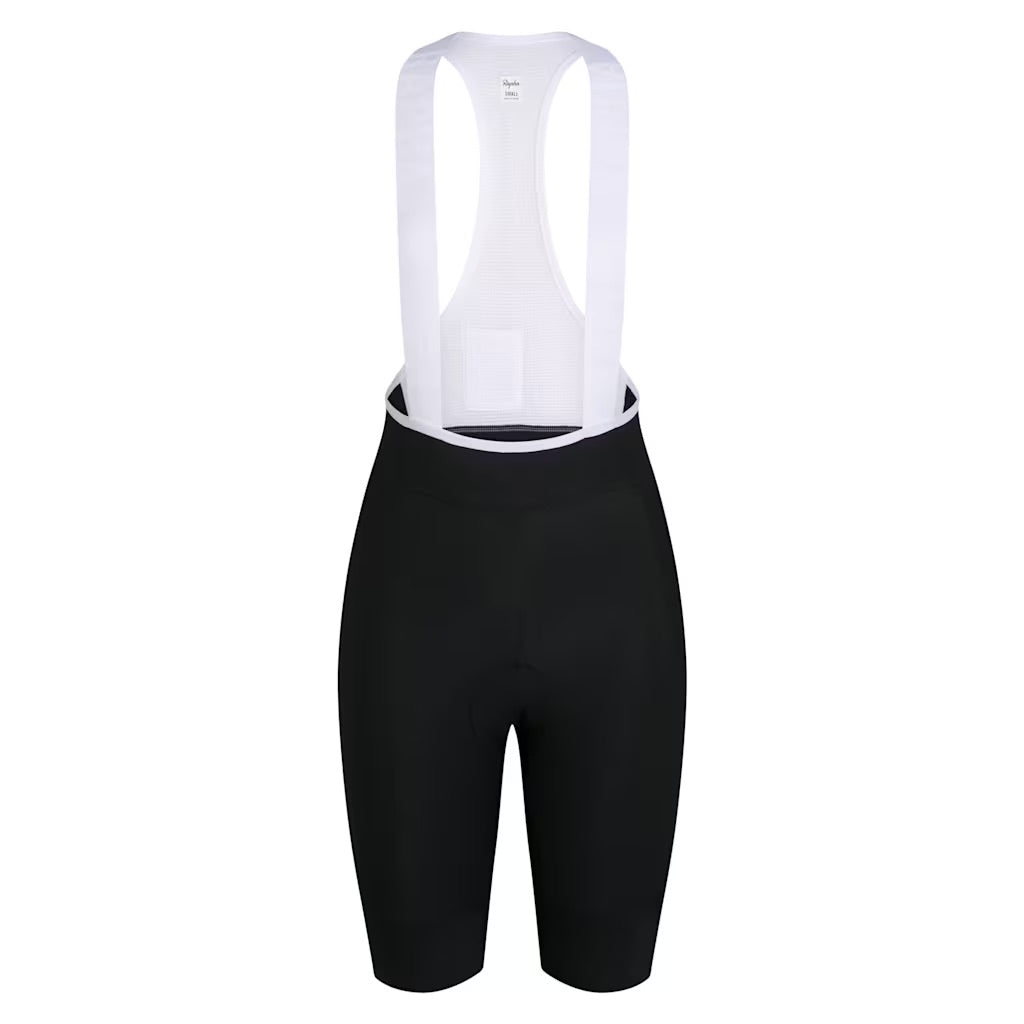 rapha pro team training women’s bib shorts-color-black/white