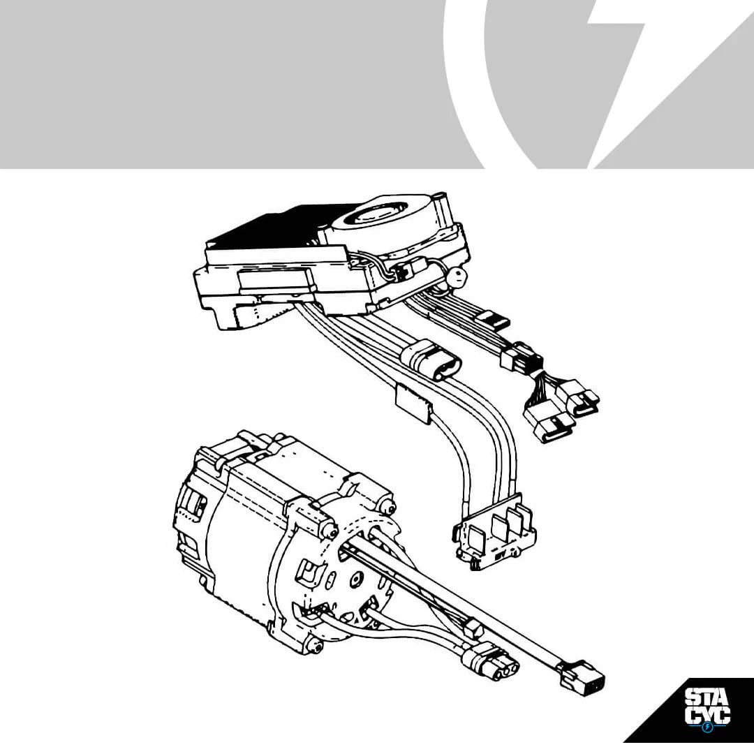 stacyc replacement esc and motor combo