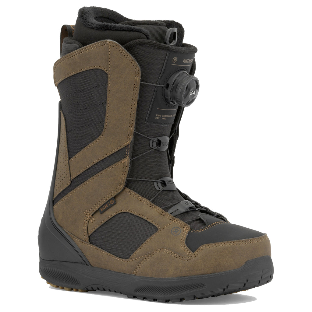 ride context snowboard boots Ride Men's Anthem Snowboard Boots - Brown