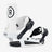 ride drone women's snowboard bindings-color-white