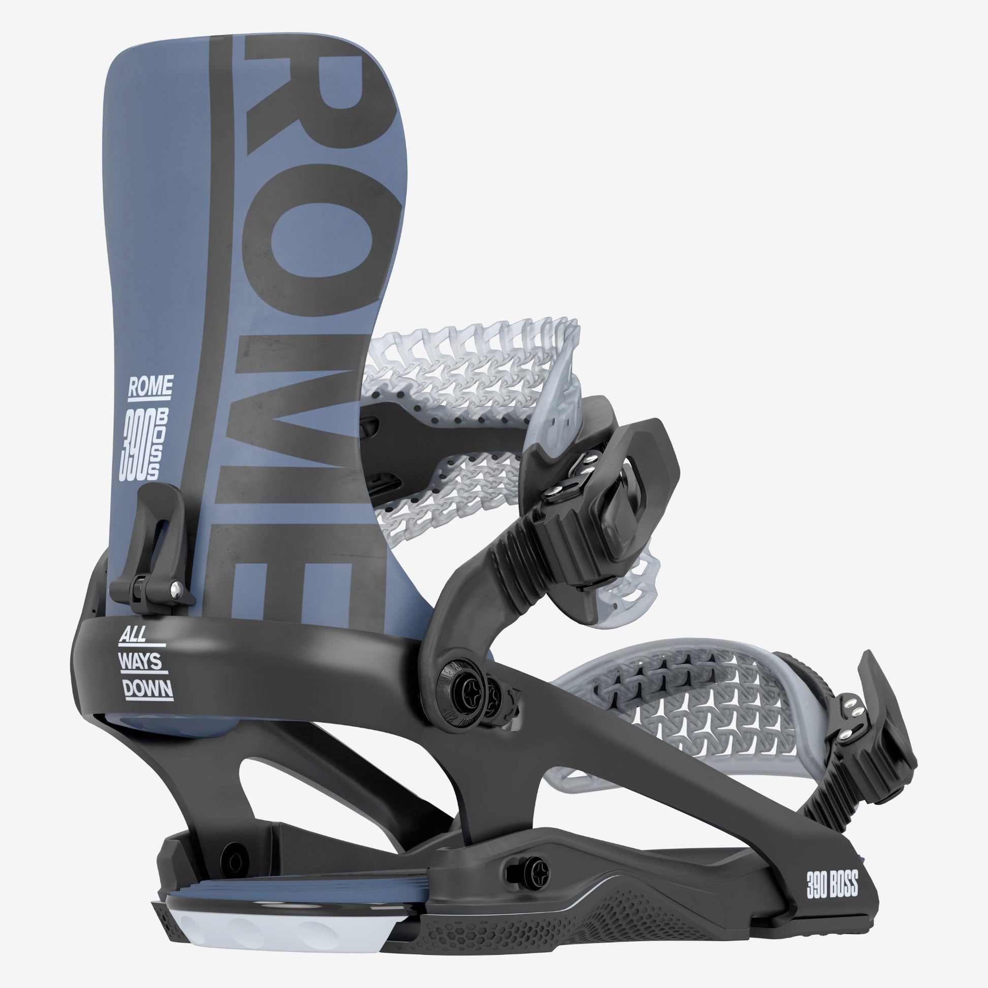 rome 390 boss snowboard bindings 2016 Rome 390 Boss FW Snowboard Bindings 2026 Blue Ice / L/XL