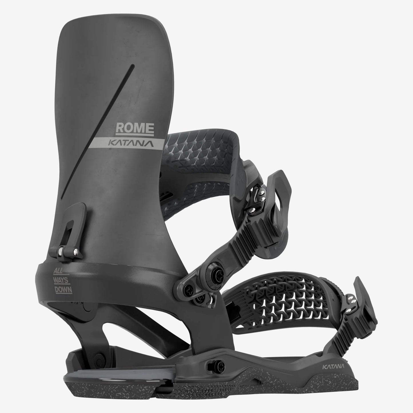 rome katana aw men’s snowboard bindings-color-black