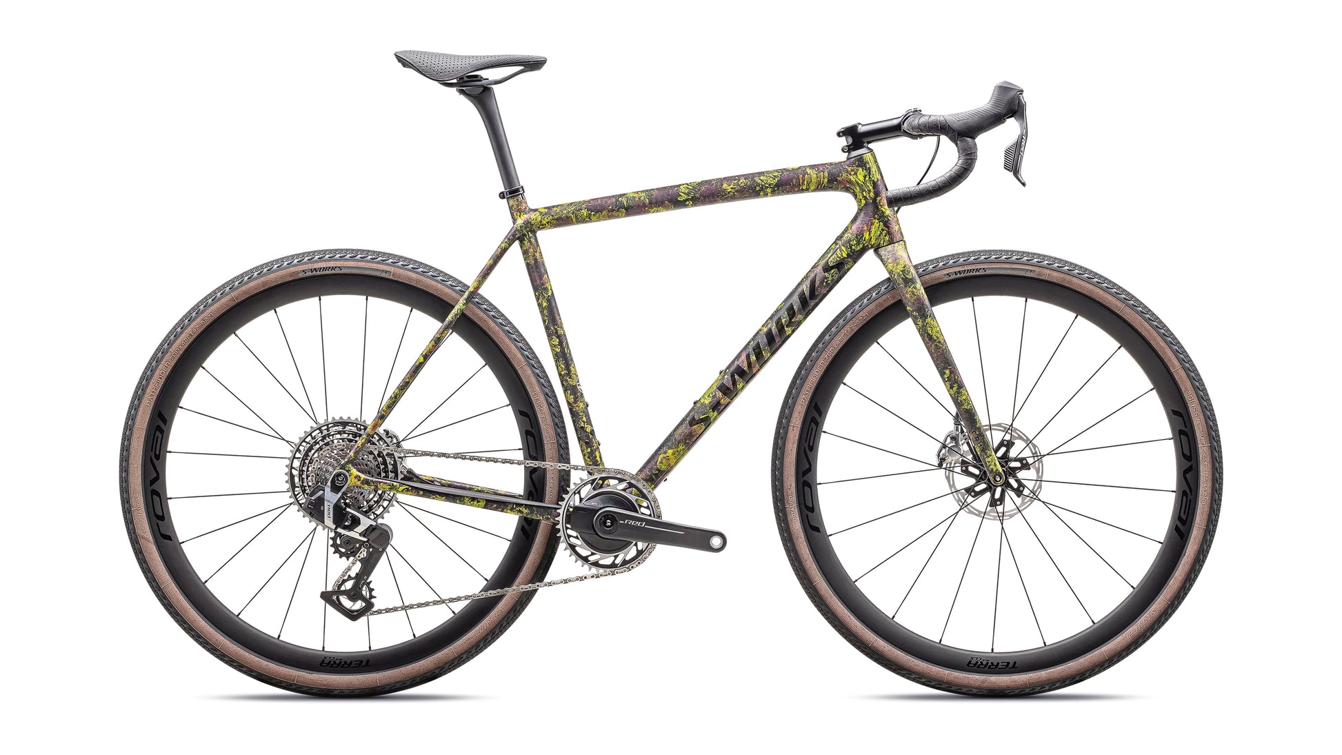 S-Works Crux LTD SRAM Red Xplr Road Bike 54Cm Satin Carbon/Rebel Pink Tint + Ion Blurred Impasto/Gloss Black Tint
