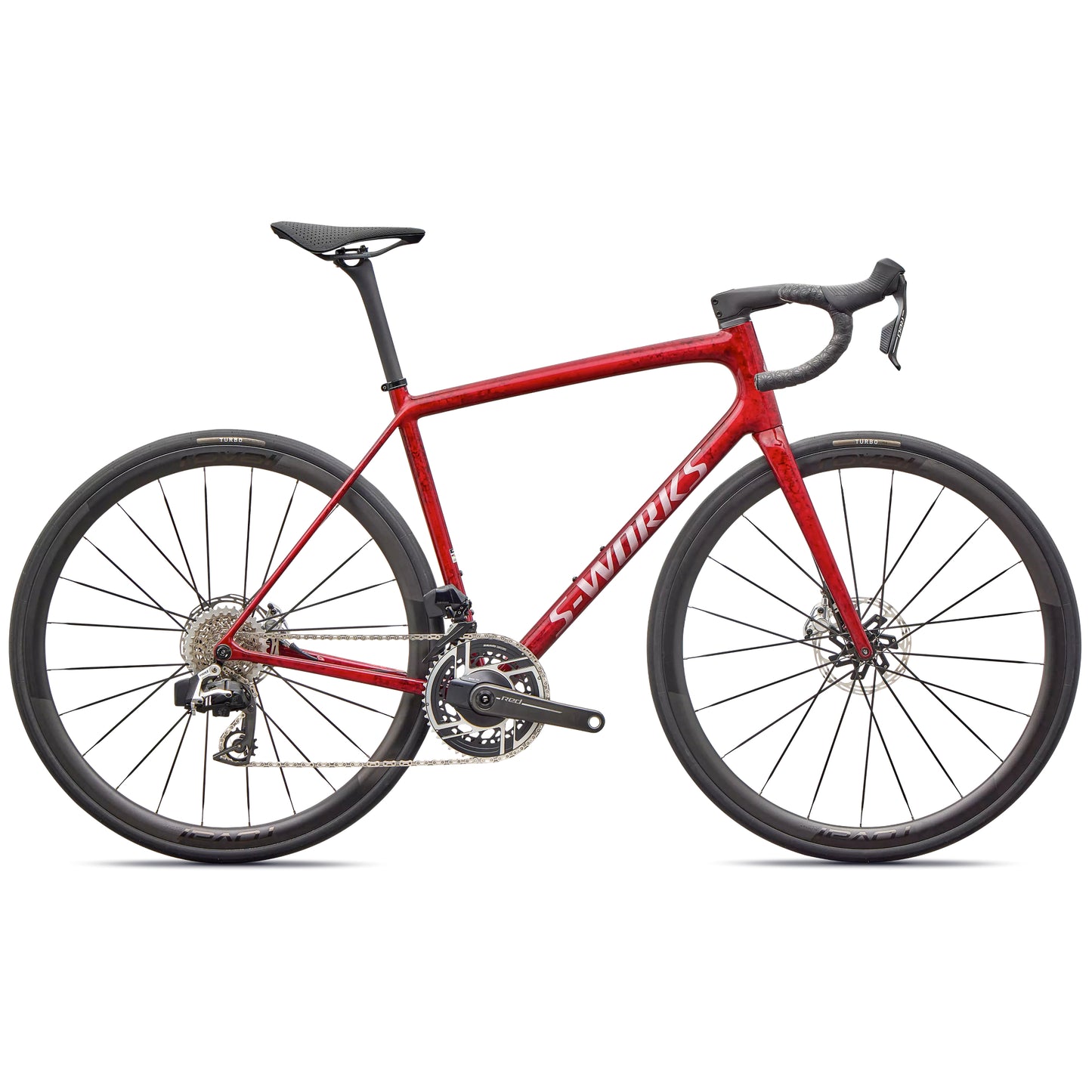 s-works 2026 aethos 2 axs road bike-color-sndstnmet/redtnt/silprl