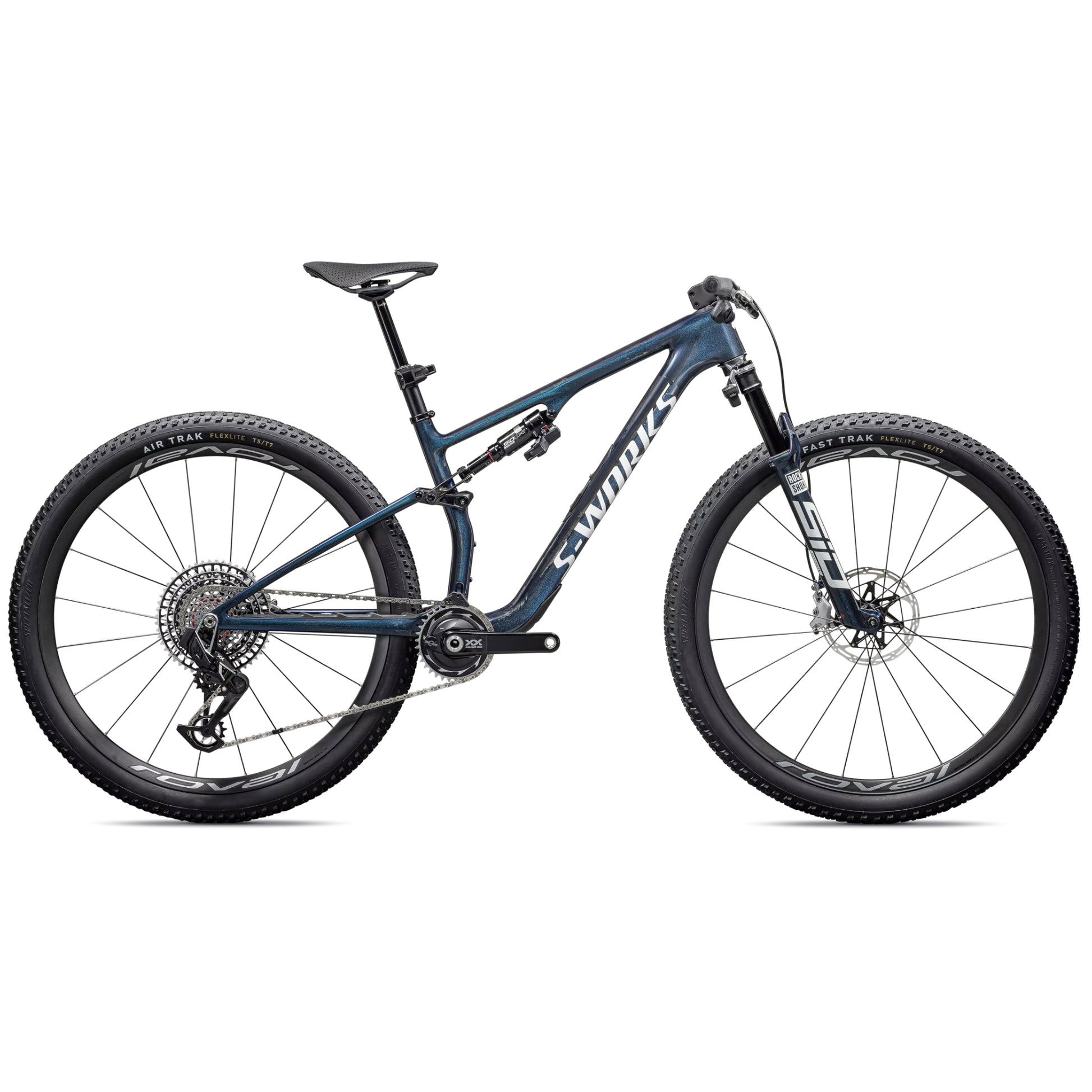 s-works 2026 epic 8 full suspension mountain bike-color-gloss cyan blue pearl / metallic white silver