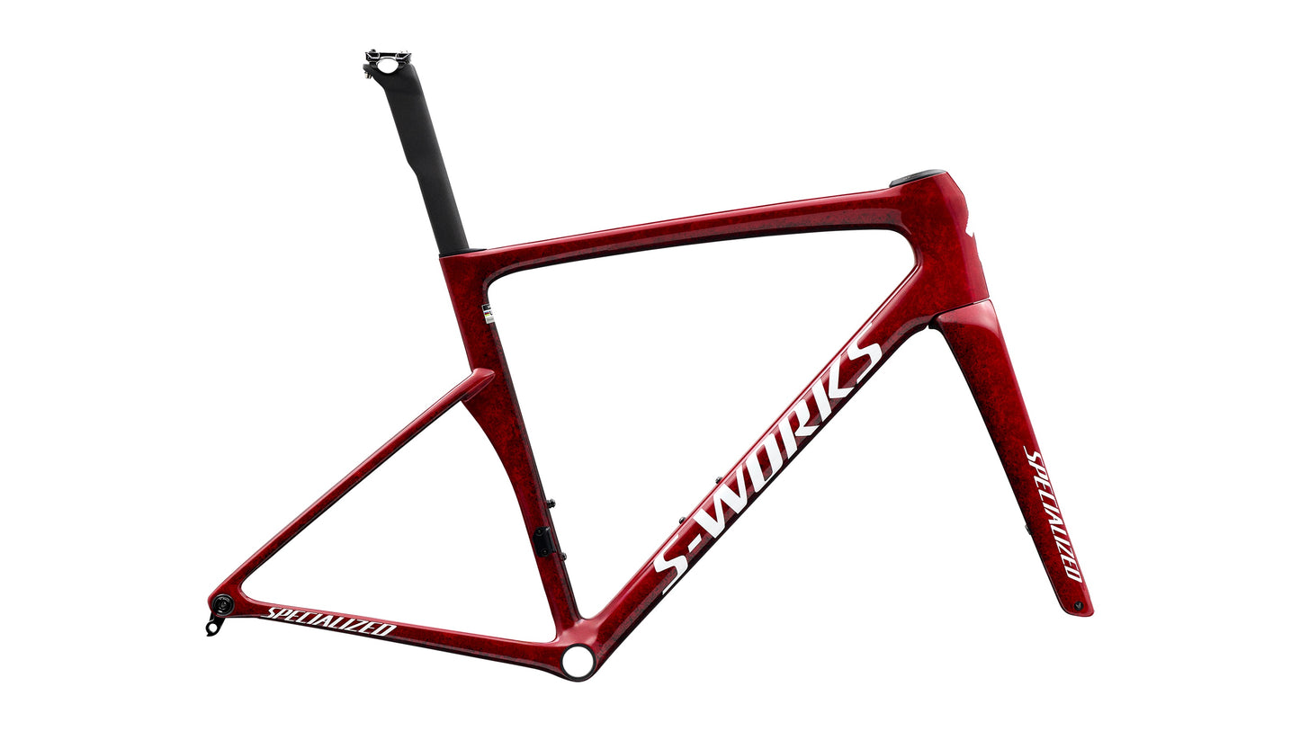 S-Works Tarmac SL9 Road Bike Frameset 44Cm Gloss Vivid Red/Tarmac Black/White Silver Metallic