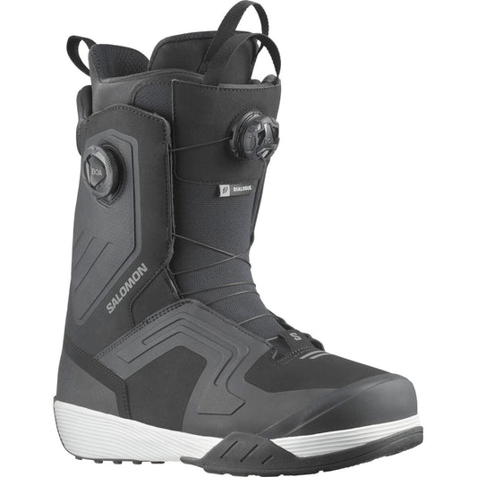 salomon dialogue dual boa men’s snowboard boots 2026-color-black