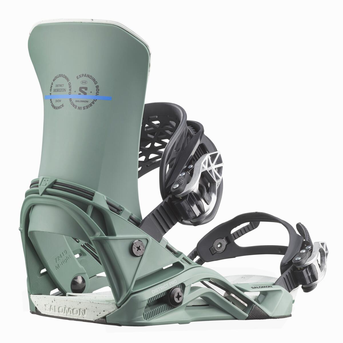 salomon district pro snowboard bindings-color-horizon