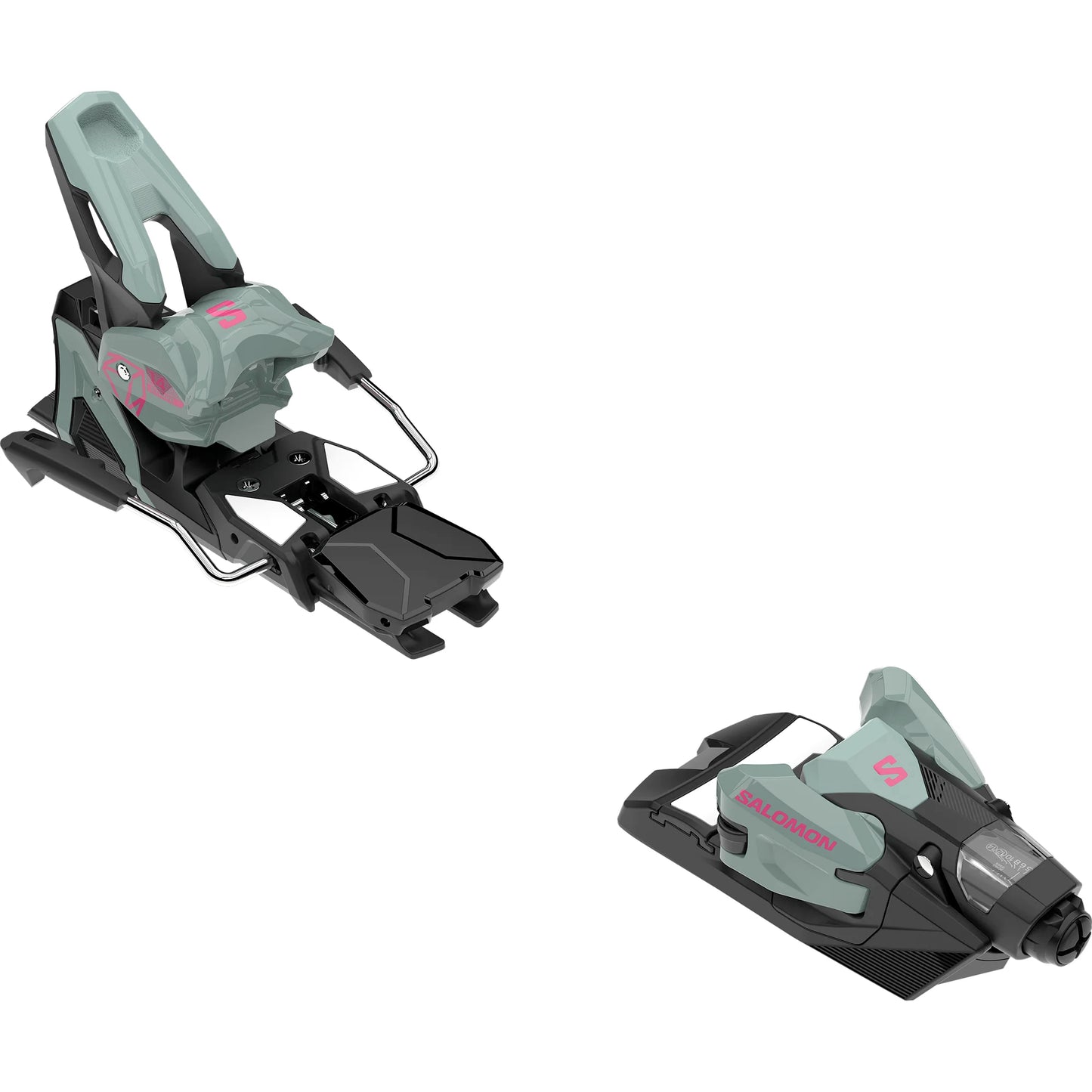 salomon strive 14 gripwalk ski bindings 2026-color-iceberg green