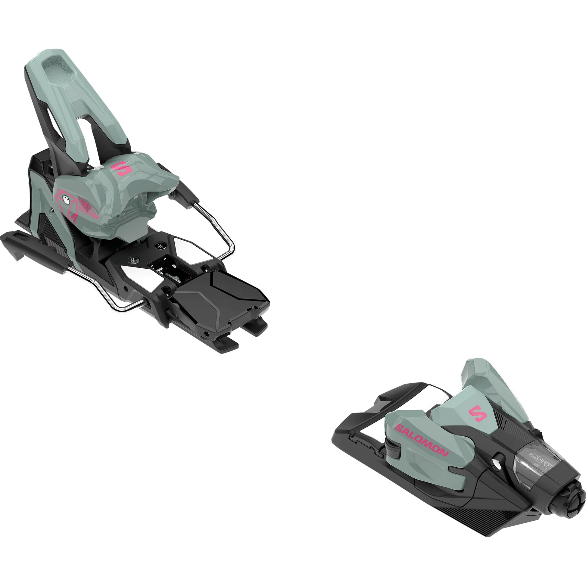 salomon strive 14 gripwalk ski bindings 2026-color-iceberg green