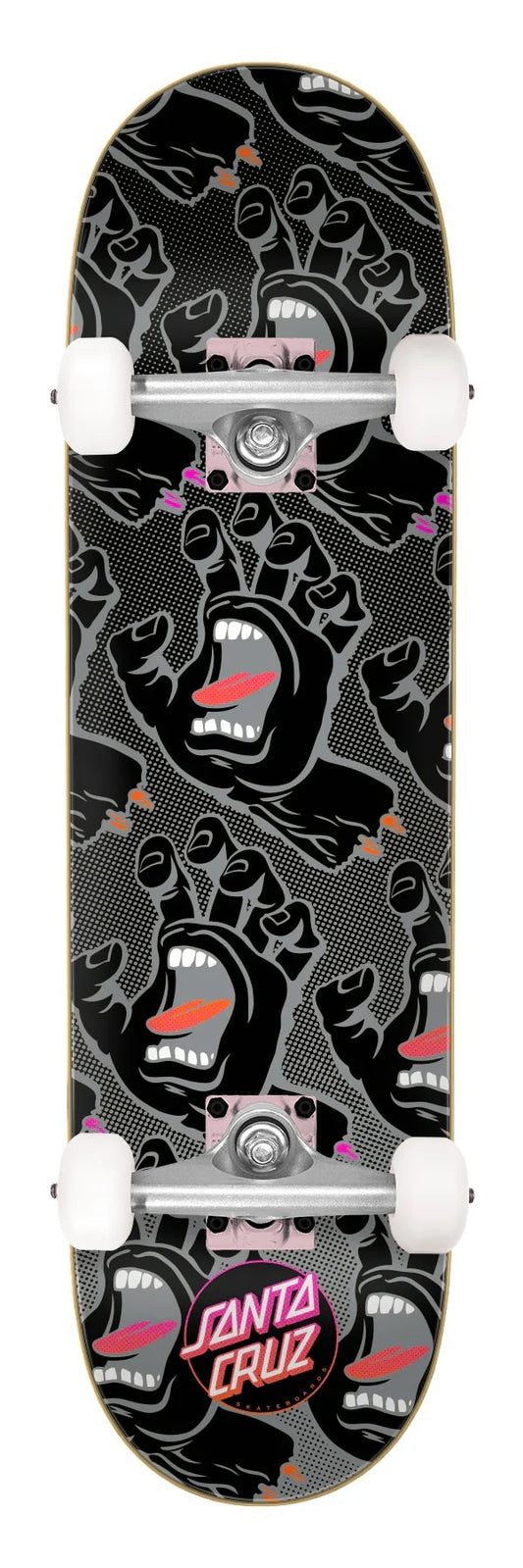 santa cruz gradient hands complete skateboard-color-blk