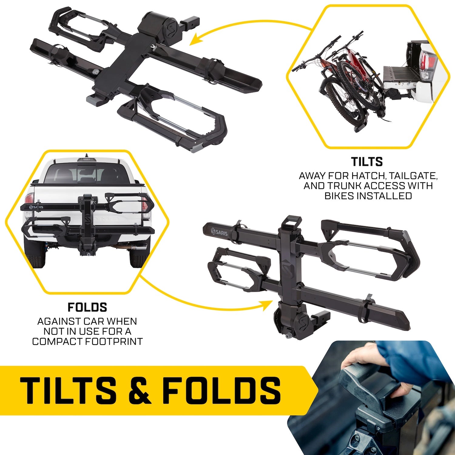saris edge 2-bike hitch rack