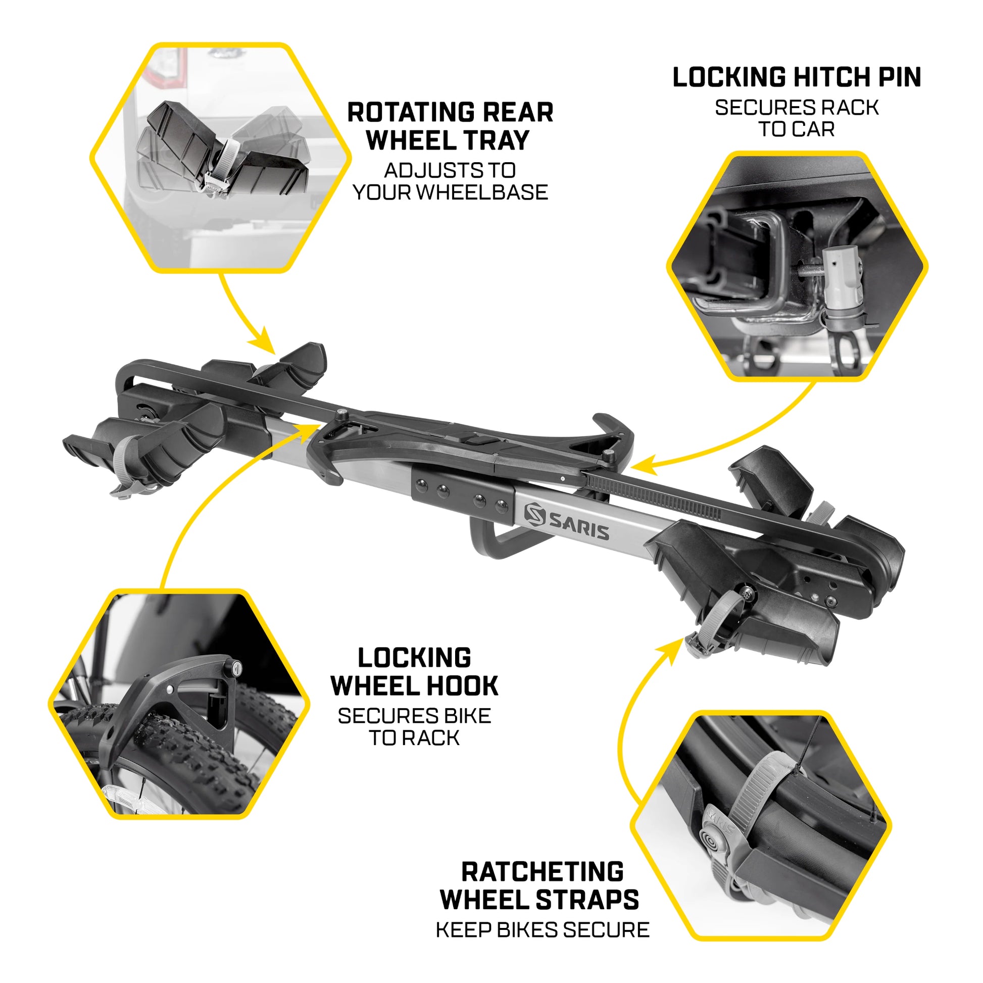 saris freedom 2-bike hitch rack