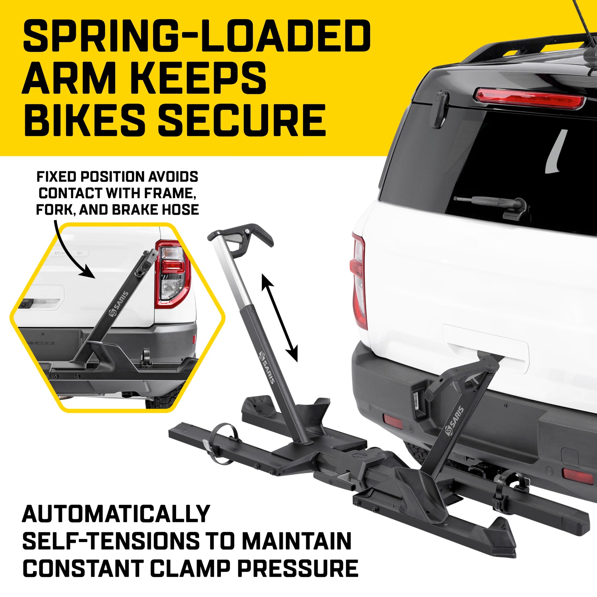 saris superclamp g4 2-bike hitch rack