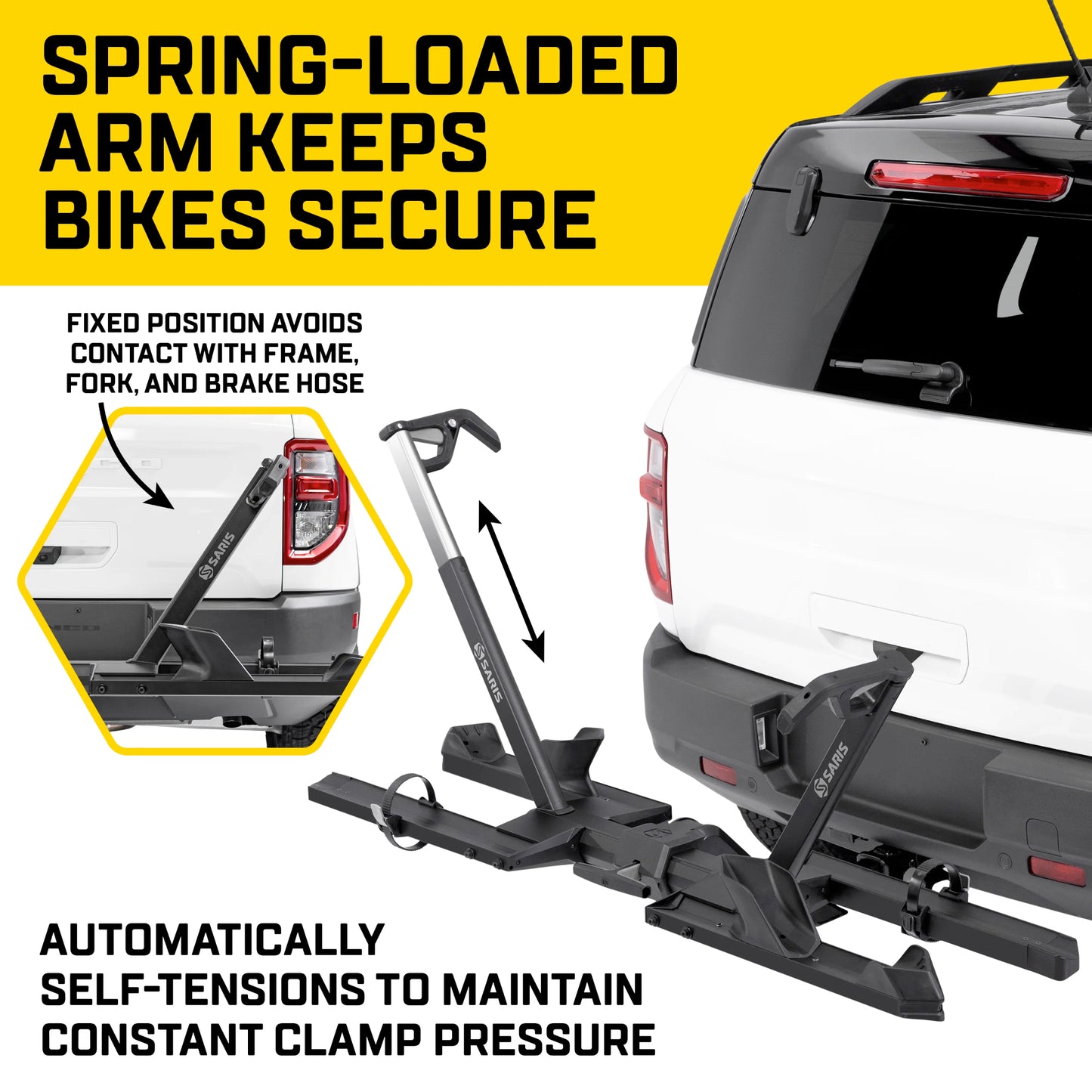 saris superclamp g4 2-bike hitch rack