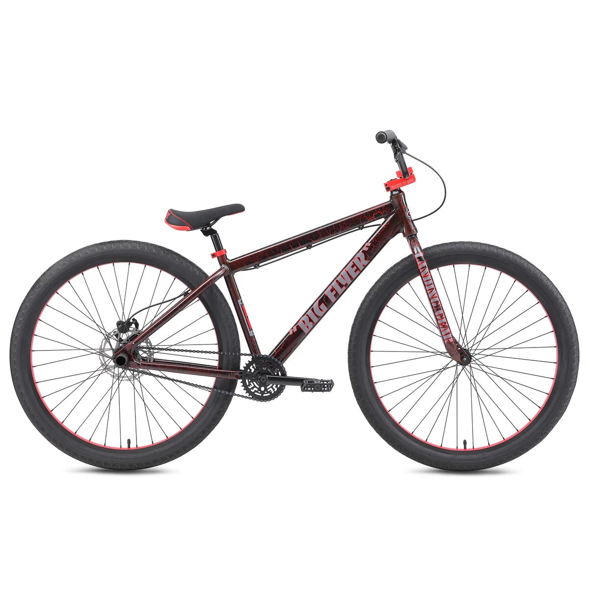 SE Bikes Big Flyer HD 29 Inch All Red Crackle